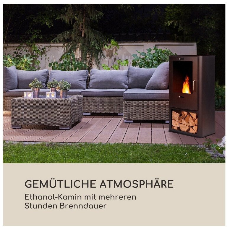 Blumfeldt Fiamme Cantal - Eleganter Kaminofen für Wohngemütlichkeit Blumfeldt Fiamme Cantal - Eleganter Kaminofen für Wohngemütlichkeit