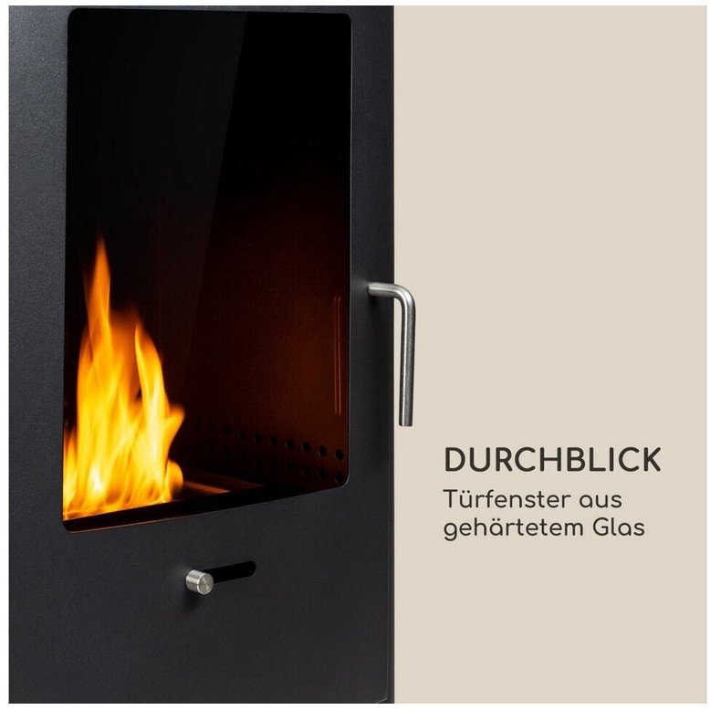 Blumfeldt Fiamme Cantal - Eleganter Kaminofen für Wohngemütlichkeit Blumfeldt Fiamme Cantal - Eleganter Kaminofen für Wohngemütlichkeit