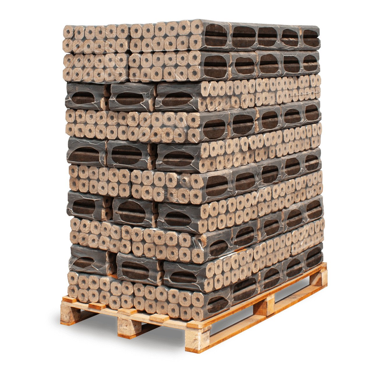 Heizfuxx PiniKay Hartholz Brennstäbe - 96 Stück à 10 kg Heizfuxx PiniKay Hartholz Brennstäbe - 96 Stück à 10 kg