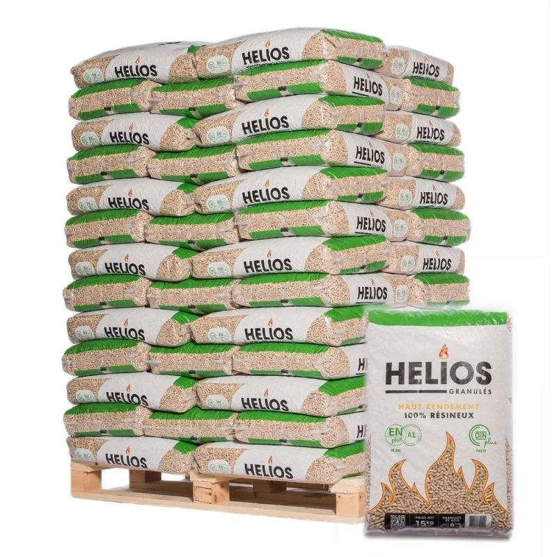 Holzpellets mit 65 Säcken à 15 kg Holzpellets mit 65 Säcken à 15 kg