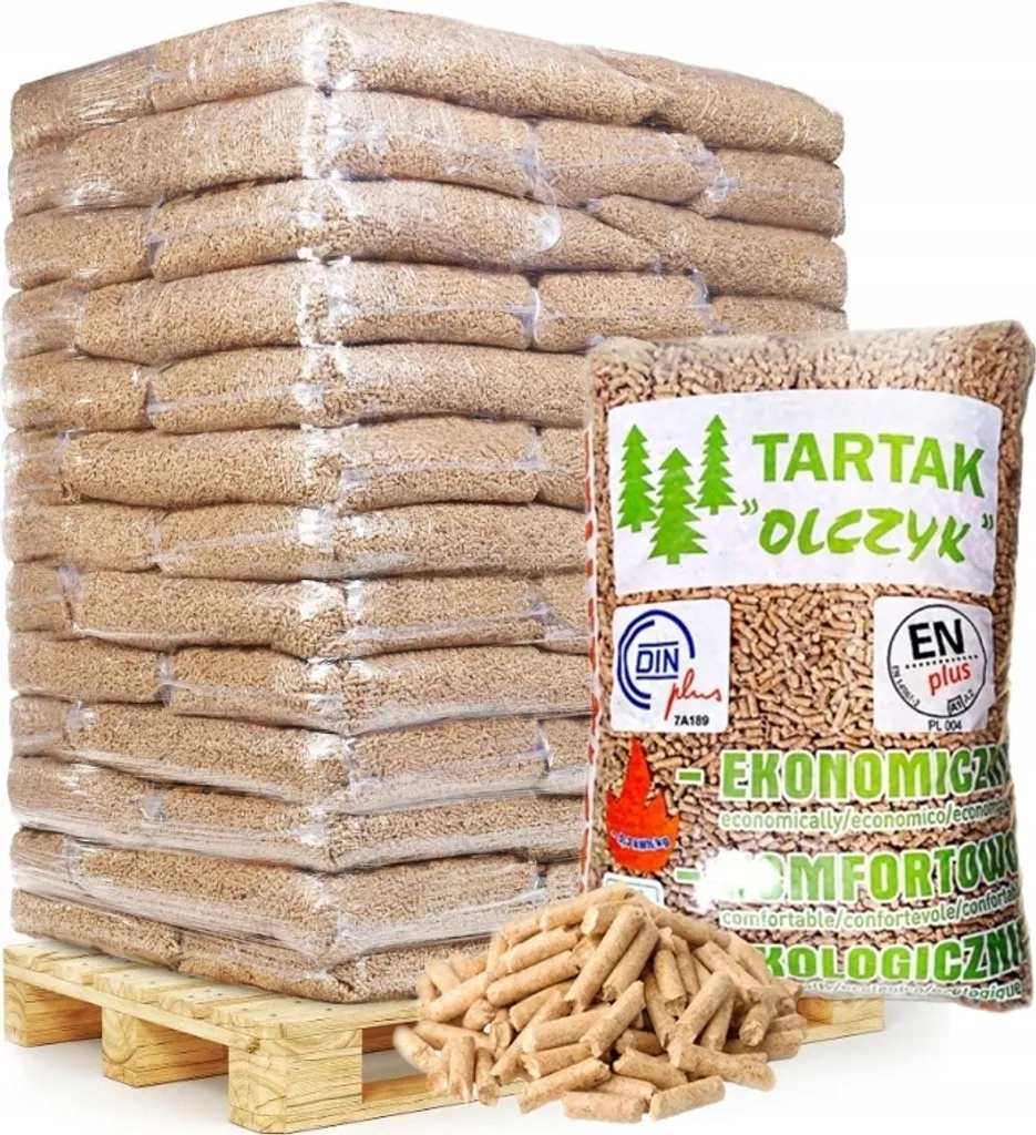 Olczyk Pellets Palette 65 Säcke 975 kg er Holzbrennstoff Olczyk Pellets Palette 65 Säcke 975 kg er Holzbrennstoff
